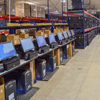 equipment in warehouse